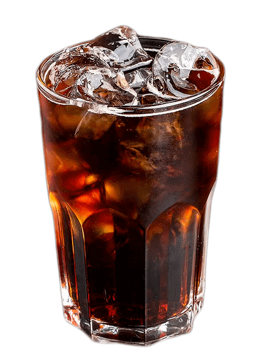 Glass of Coca-Cola served at KS Grillz restaurant in Birmingham