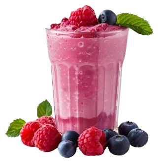 Fresh fruit smoothie served at KS Grillz restaurant in Birmingham